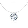 Colier transparent avec pendentif (Offert)