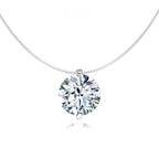 Colier transparent avec pendentif (Offert)