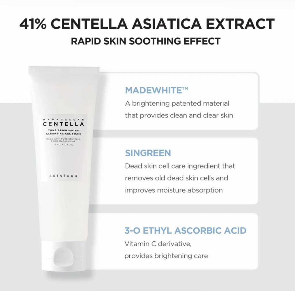SKIN1004 Madagascar Centella Gel Nettoyant Eclaircissant