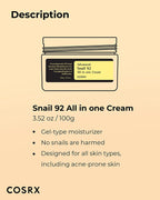 COSRX Advanced Snail 92 Crème tout-en-un
