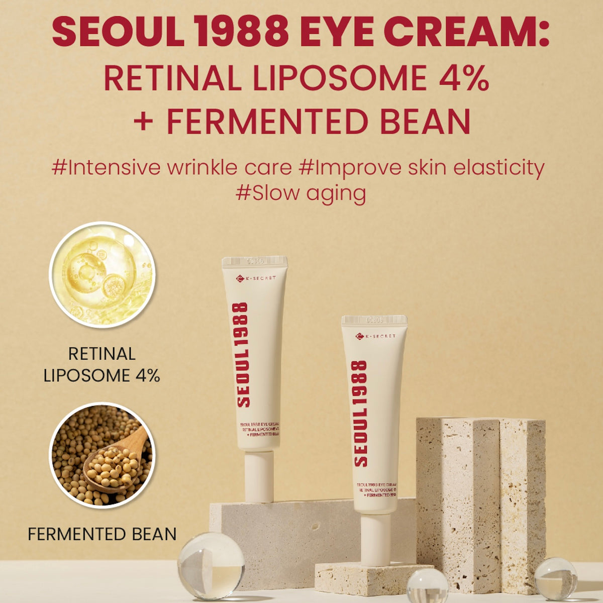 SEOUL 1988 Eye Cream Retinal Liposome 4% + Fermented Bean