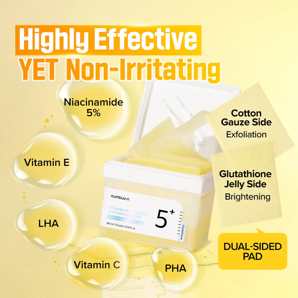 NUMBUZIN Glutathione Vitamin-Niacinamide Pad