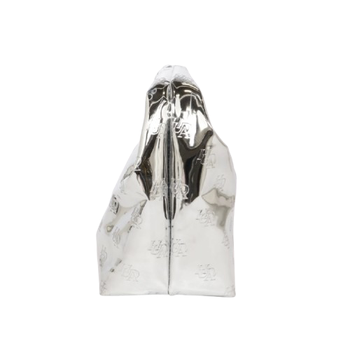 HUDA BEAUTY Silver make-up bag