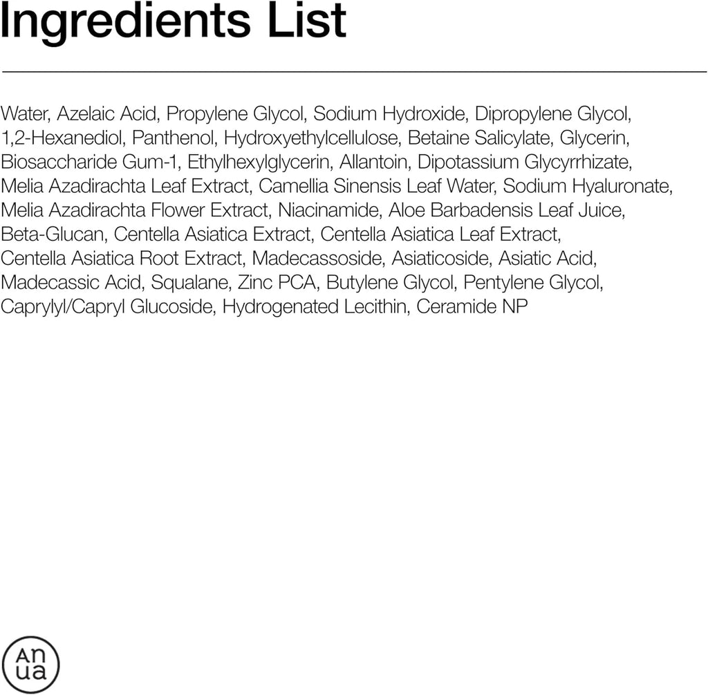 ANUA Azelaic Acid 10+ Hyaluron