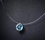 Colier transparent avec pendentif (Offert)