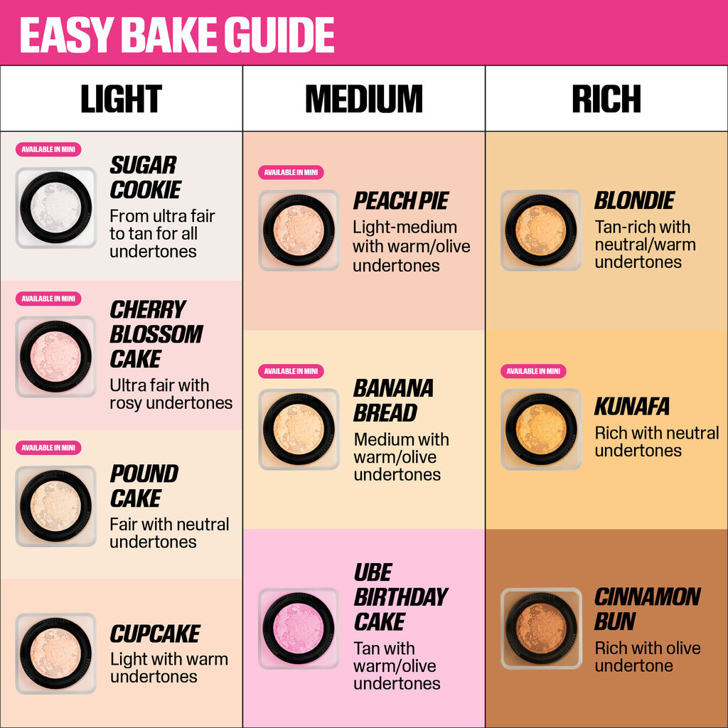 HUDA BEAUTY Mini Easy Bake Poudre libre