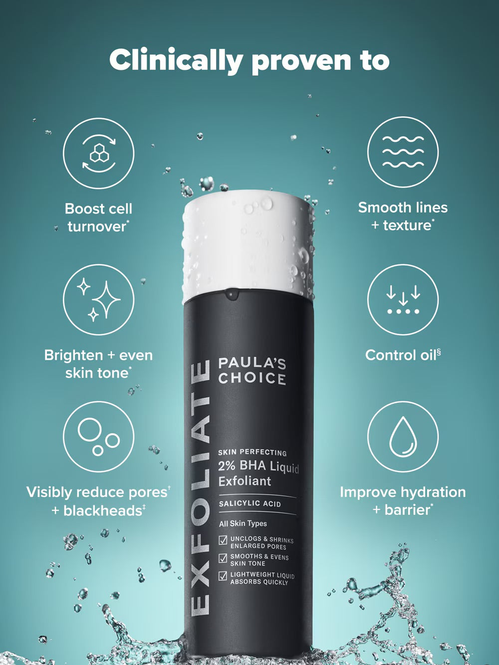 PAULA’S CHOICE 2% BHA Exfoliating Toner