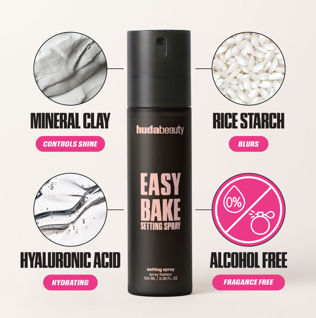 HUDA BEAUTY Easy Bake 16H Setting Spray