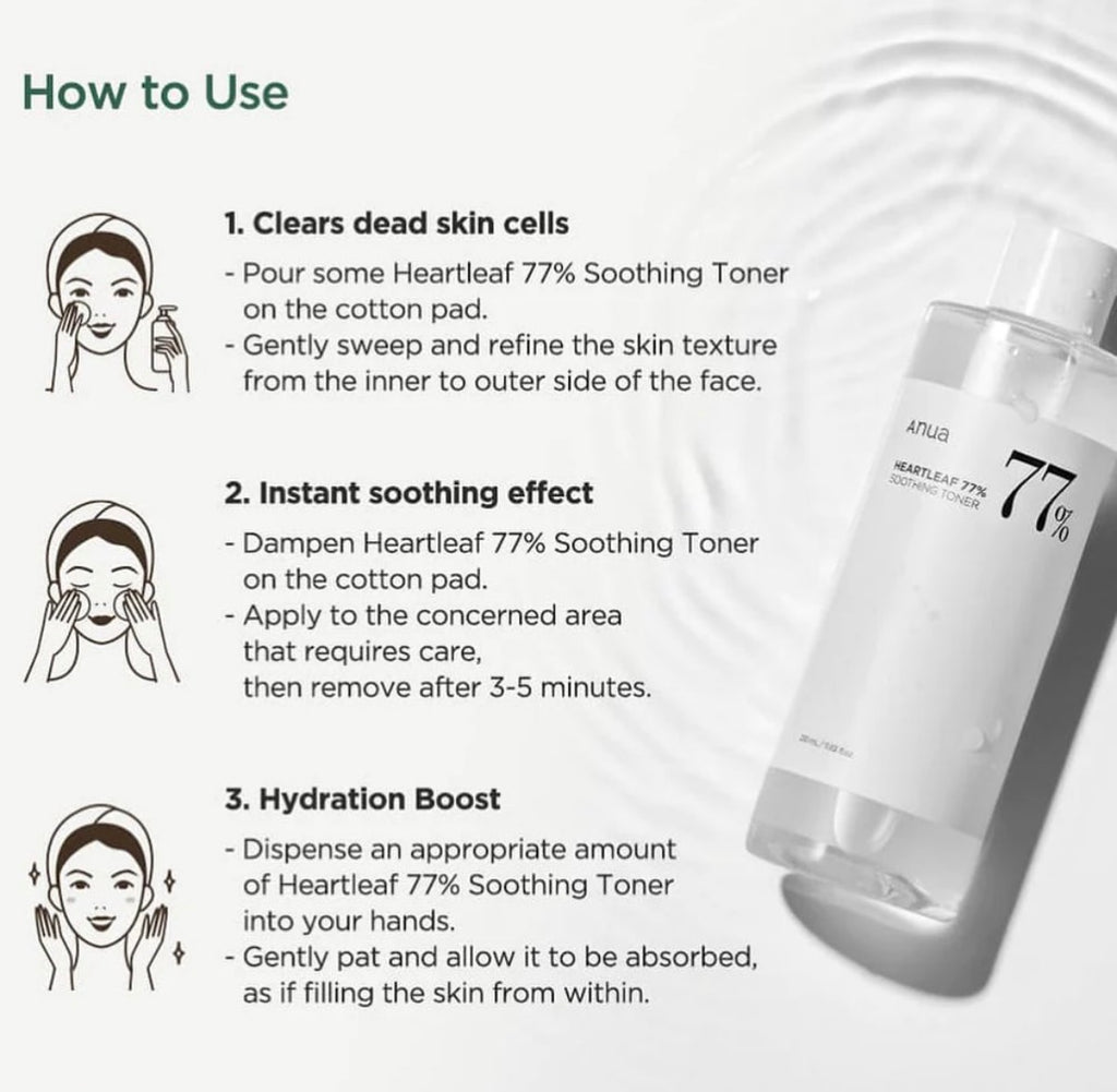 ANUA Heartleaf 77% Soothing Toner