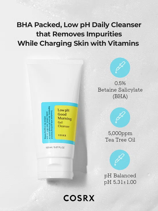 COSRX Gel Nettoyant pH Faible