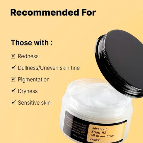 COSRX Advanced Snail 92 Crème tout-en-un