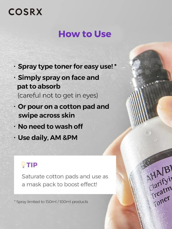 COSRX Toner éclaircissant AHA/BHA