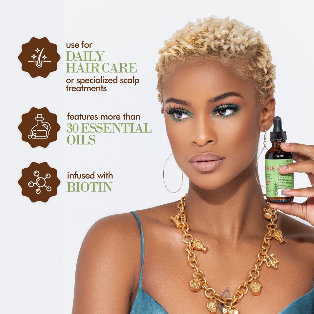 MIELLE Romarin & Menthe Huile Cheveux
